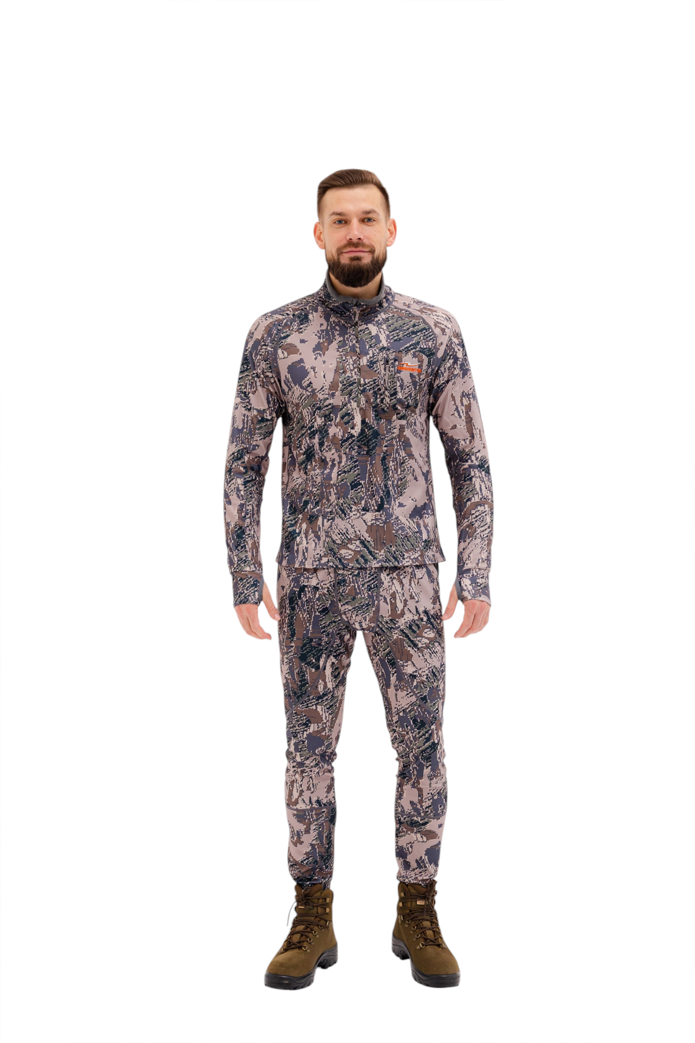 Термобелье King Hunter Base Layer camo gray  - фото 1