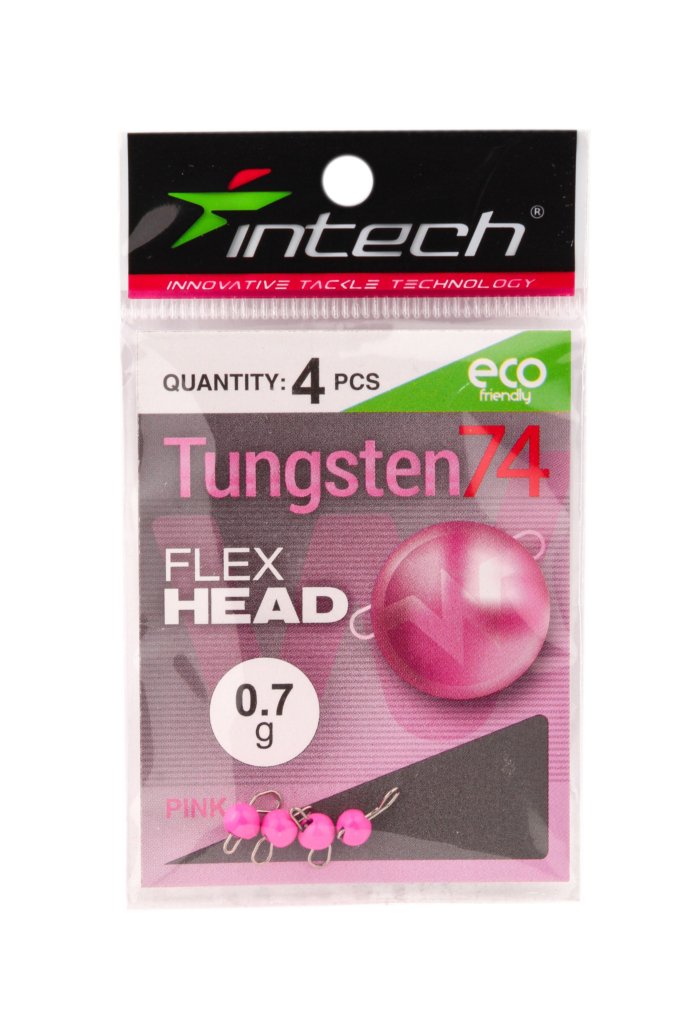 Груз Intech Tungsten 74 gloss pink 0,7гр 4шт - фото 1