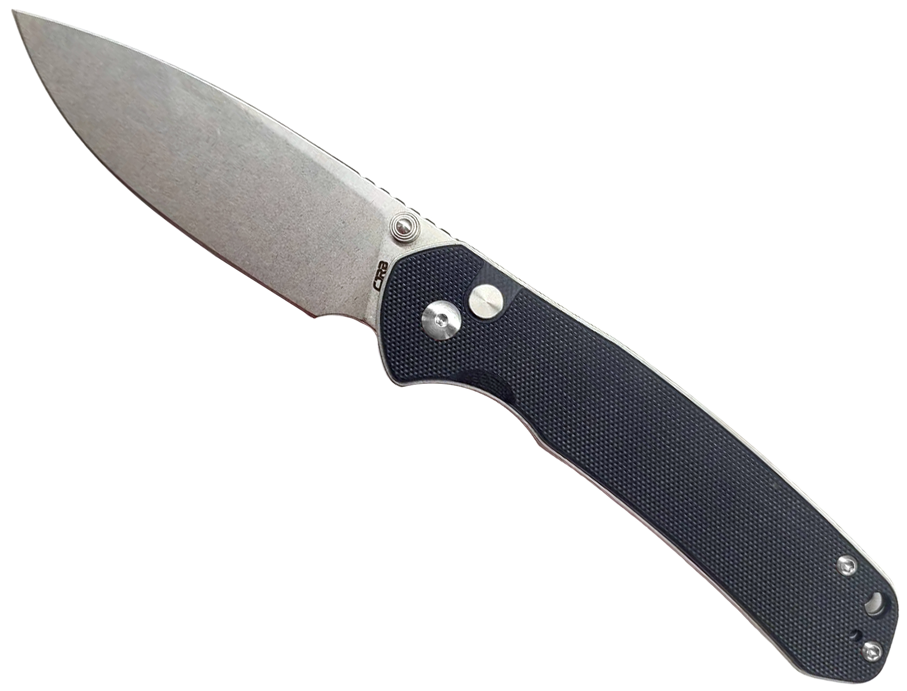 Нож CJRB Pyrite Large складной клинок AR-RPM9 рукоять черная G10 - фото 1
