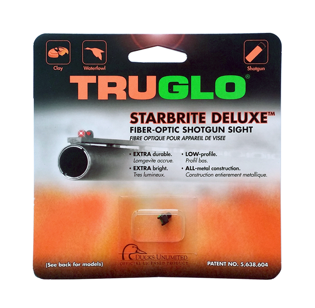 Мушка Truglo TG948ED 3мм зеленая/красная ввинчиваемая металлическая - фото 1