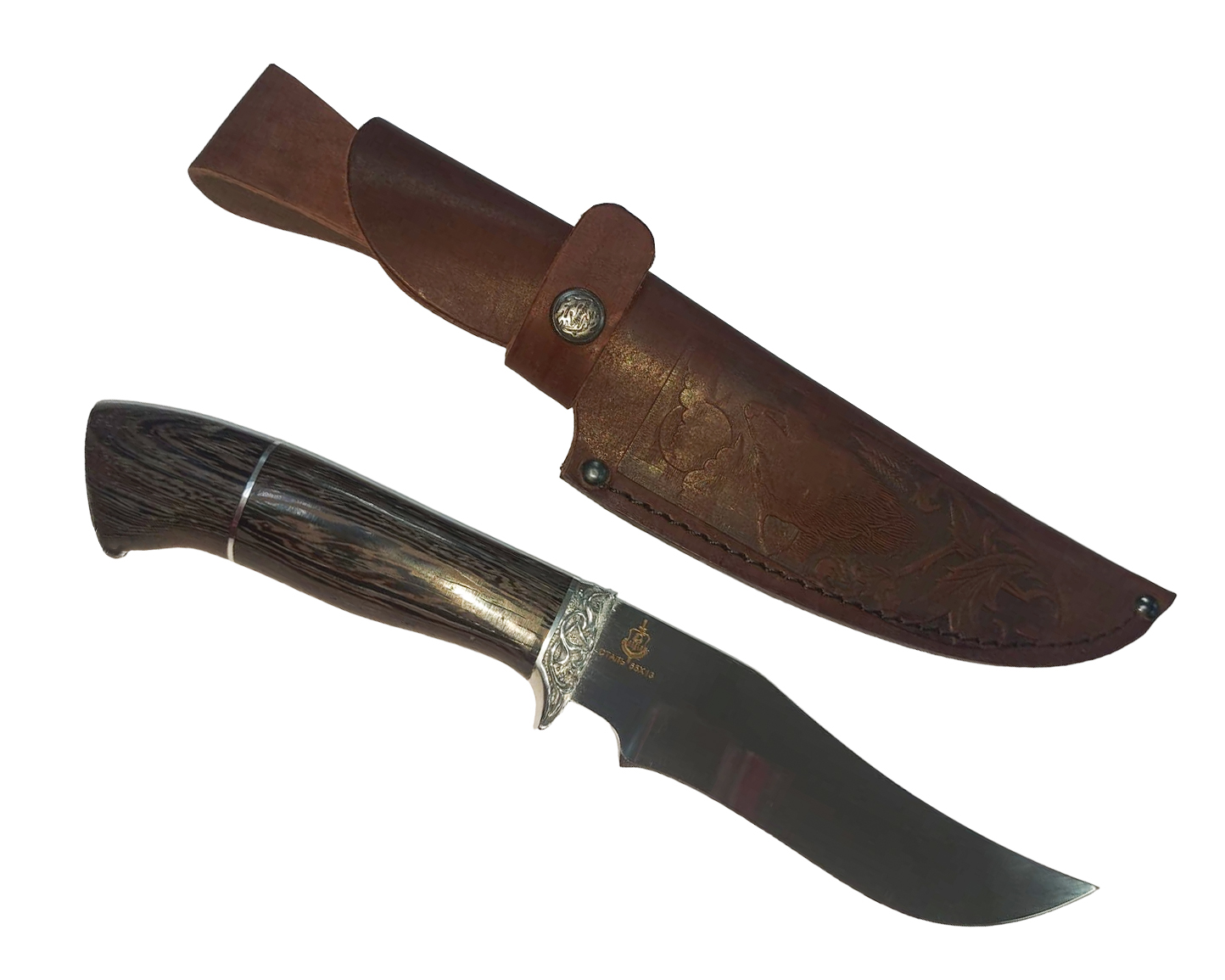Нож Ладья Охотник-1 НТ-3 65х13 венге - фото 1