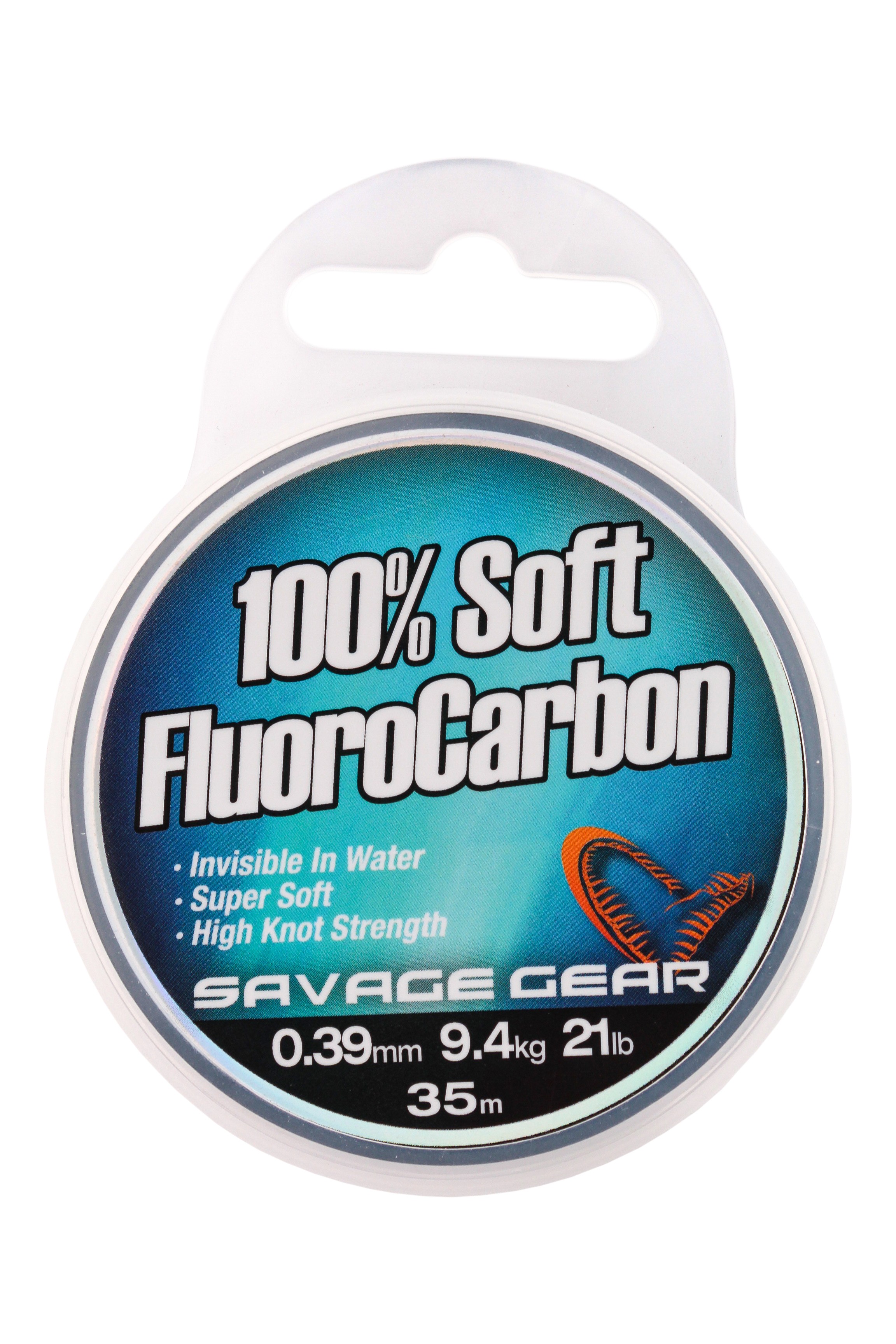 Леска Savage Gear Soft Fluoro Carbon 0.39мм 35м 21lb 9,4кг - фото 1