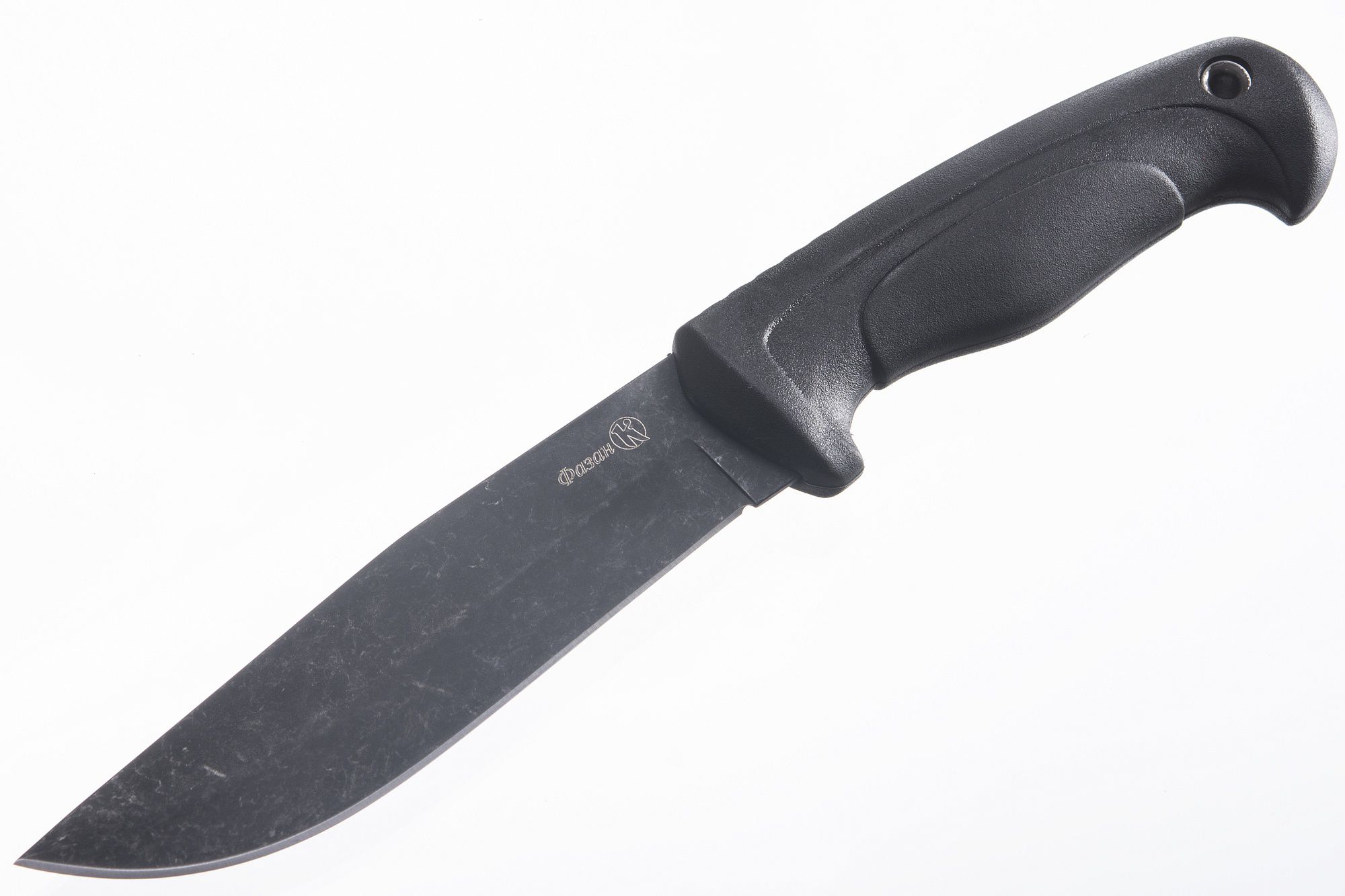 Нож Кизляр Фазан туристический рукоять эластрон черный - фото 1
