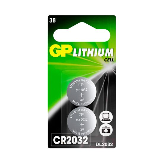 Батарейка GP литиевая CR2032-2CRU2 - фото 1