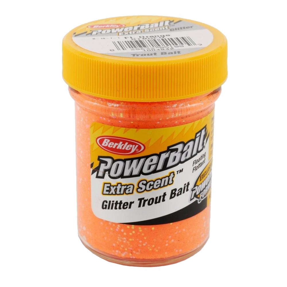 Паста Berkley PowerBait Select Glitter Trout Bait 50гр Fluorescent Orange - фото 1