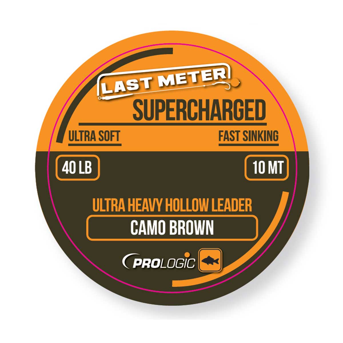 Лидкор Prologic Supercharged hollow leader 10м 40lbs camo brown - фото 1