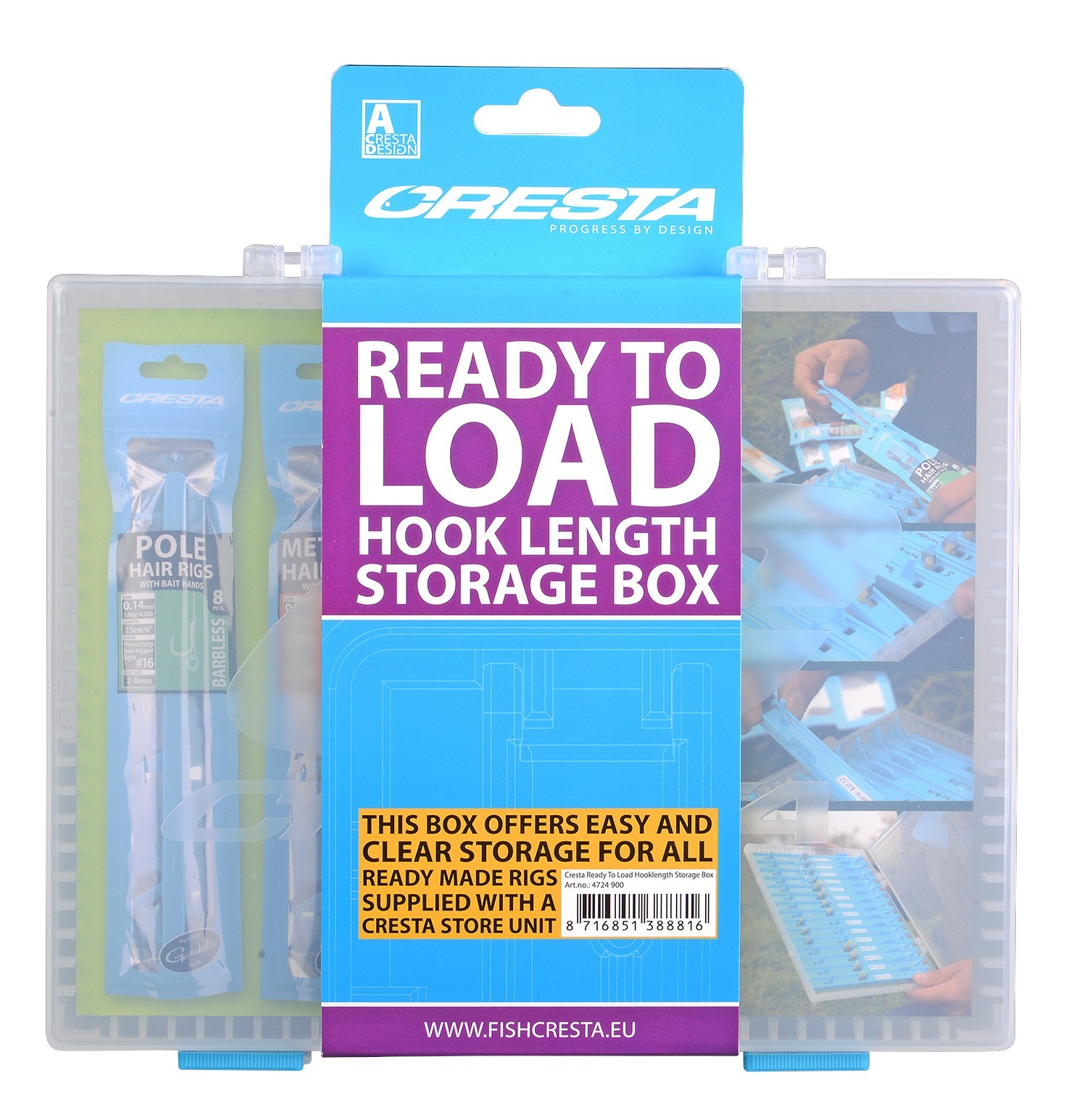 Коробка Cresta Ready to Load hooklength storage box - фото 1