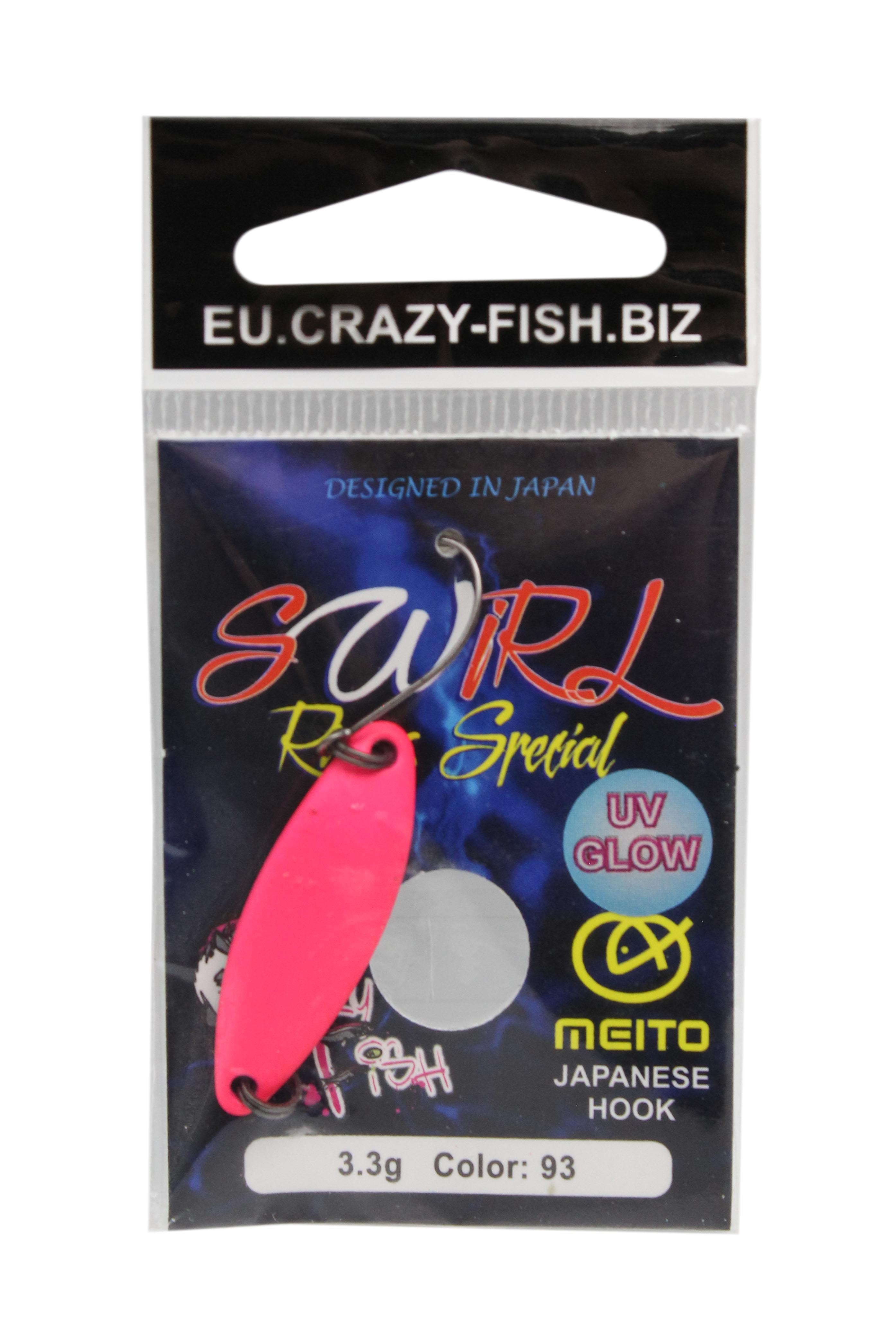 Блесна Crazy Fish Swirl №93 3.3гр - фото 1