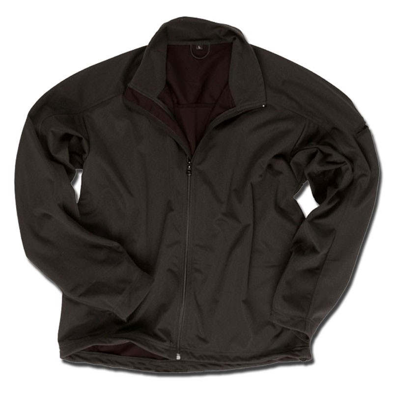 Куртка Mil-tec Softshell jacke light weight black - фото 1