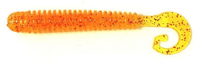 Приманка Reins твистер G Tail saturn 3,5" B49 chika orange chartreu - фото 1