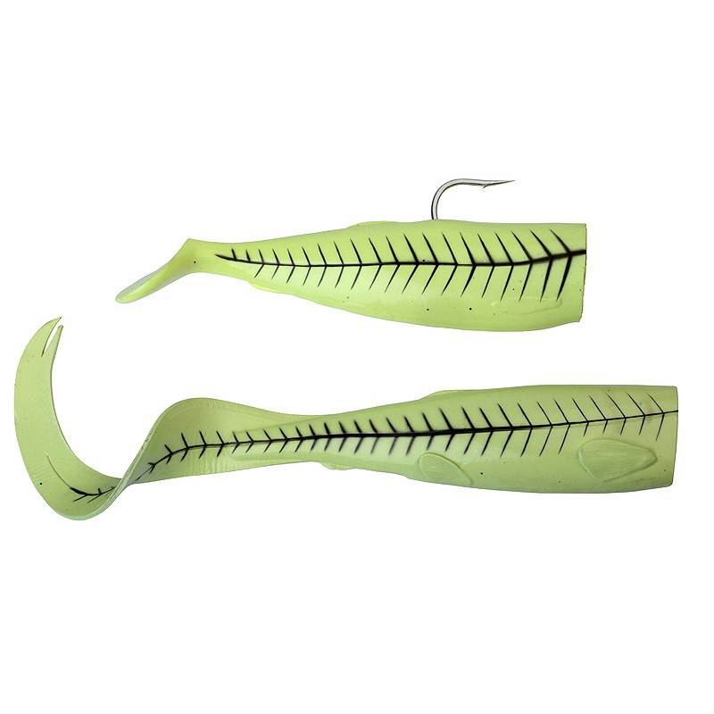 Приманка Savage Gear сutbait herring kit 20см 270гр 19 green glow - фото 1