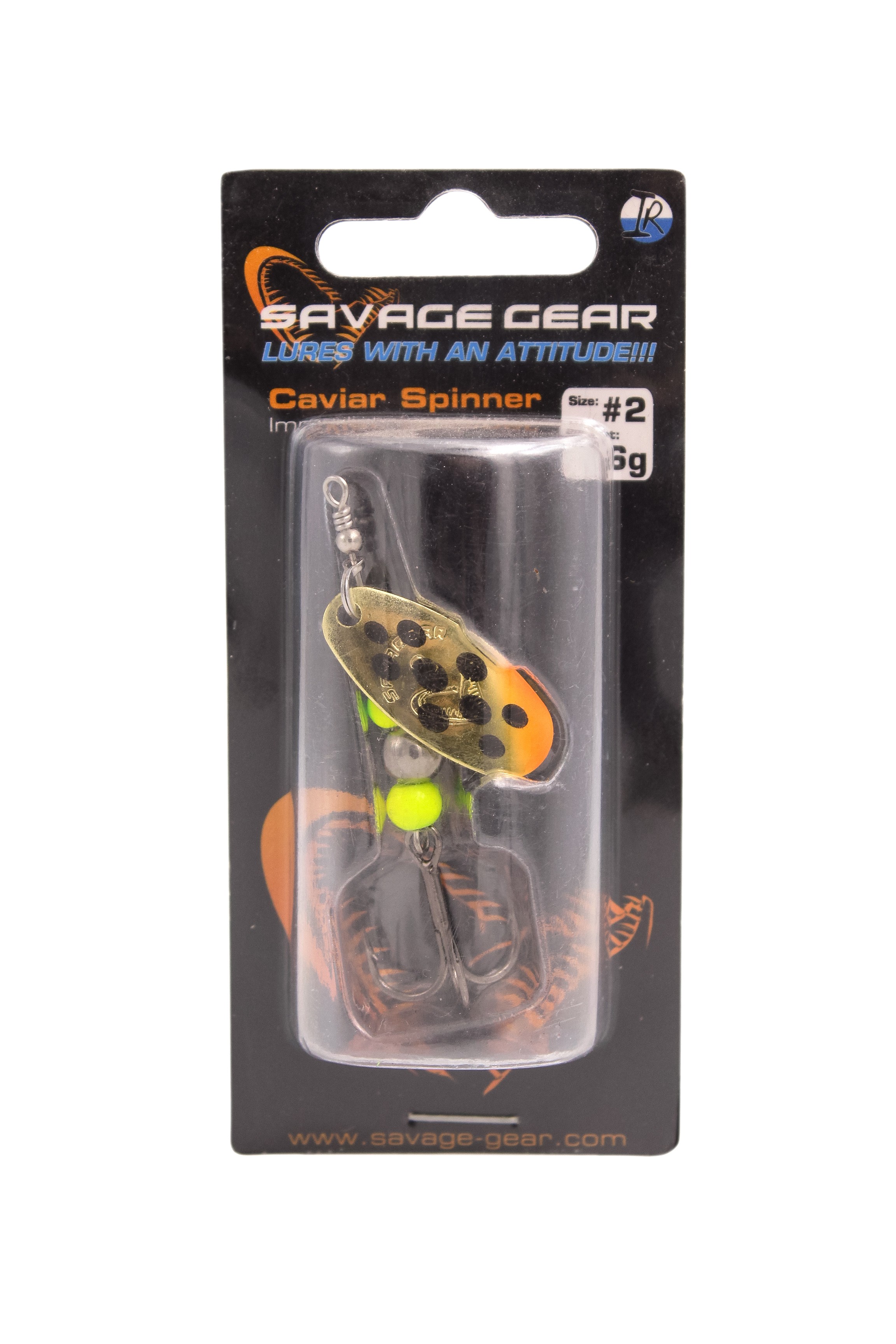 Блесна Savage Gear Caviar Spinner №2 6гр 05-Firetiger - фото 1