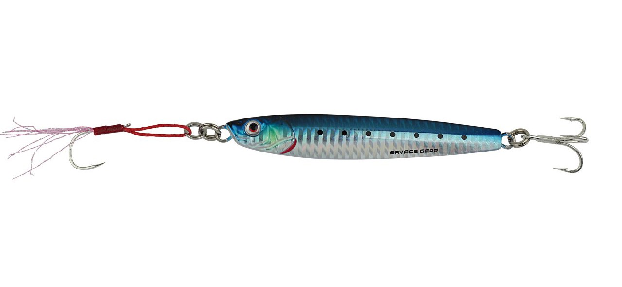 Пилькер Savage Gear 3D Slim Minnow Jig 20гр 7.5см Sardine - фото 1