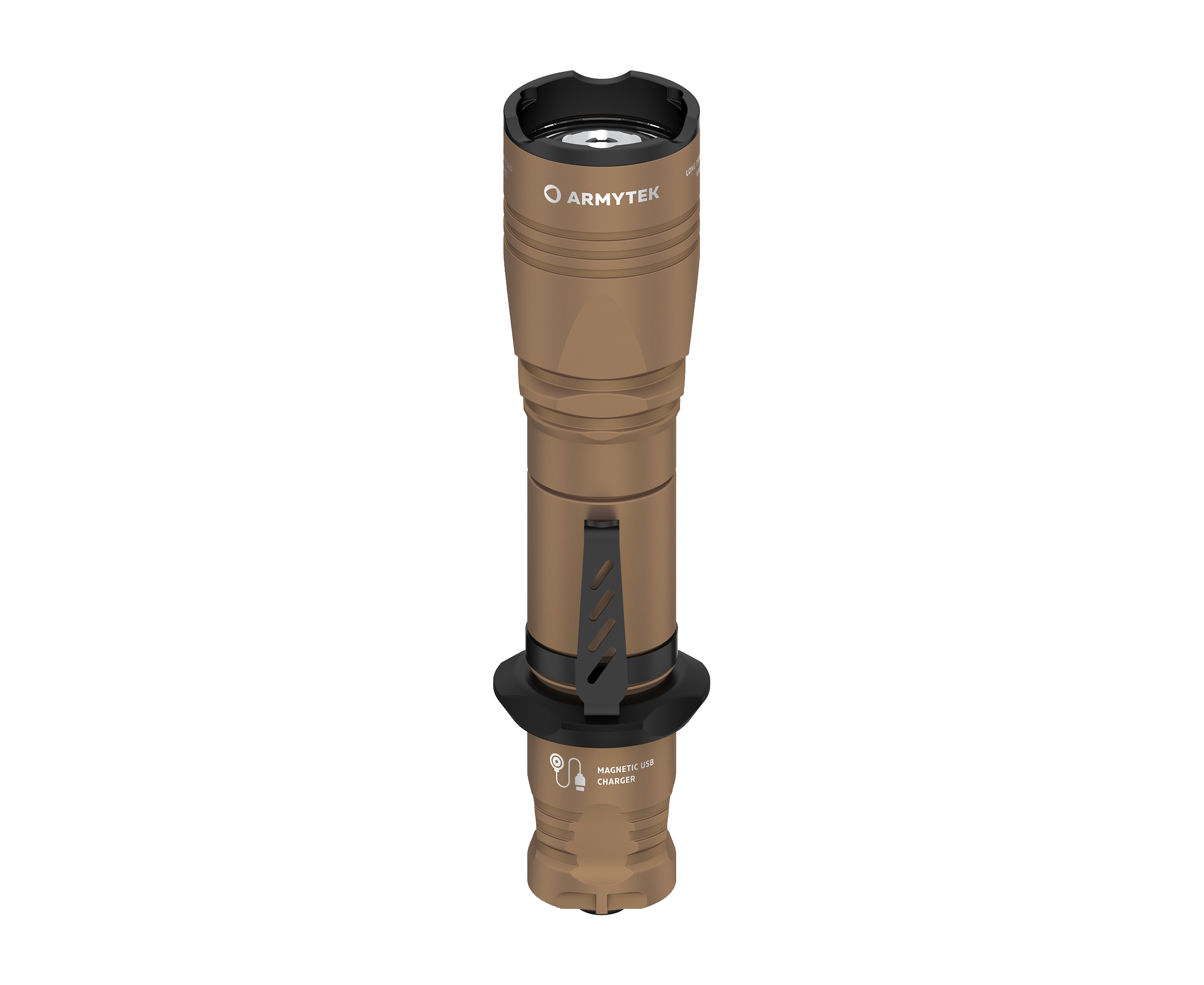 Фонарь Armytek Dobermann Pro Magnet USB Sand теплый Com - фото 1