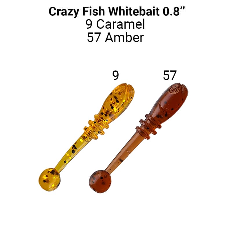 Приманка Crazy Fish Whitebait 0,8" 16-20-9/57-6 - фото 1