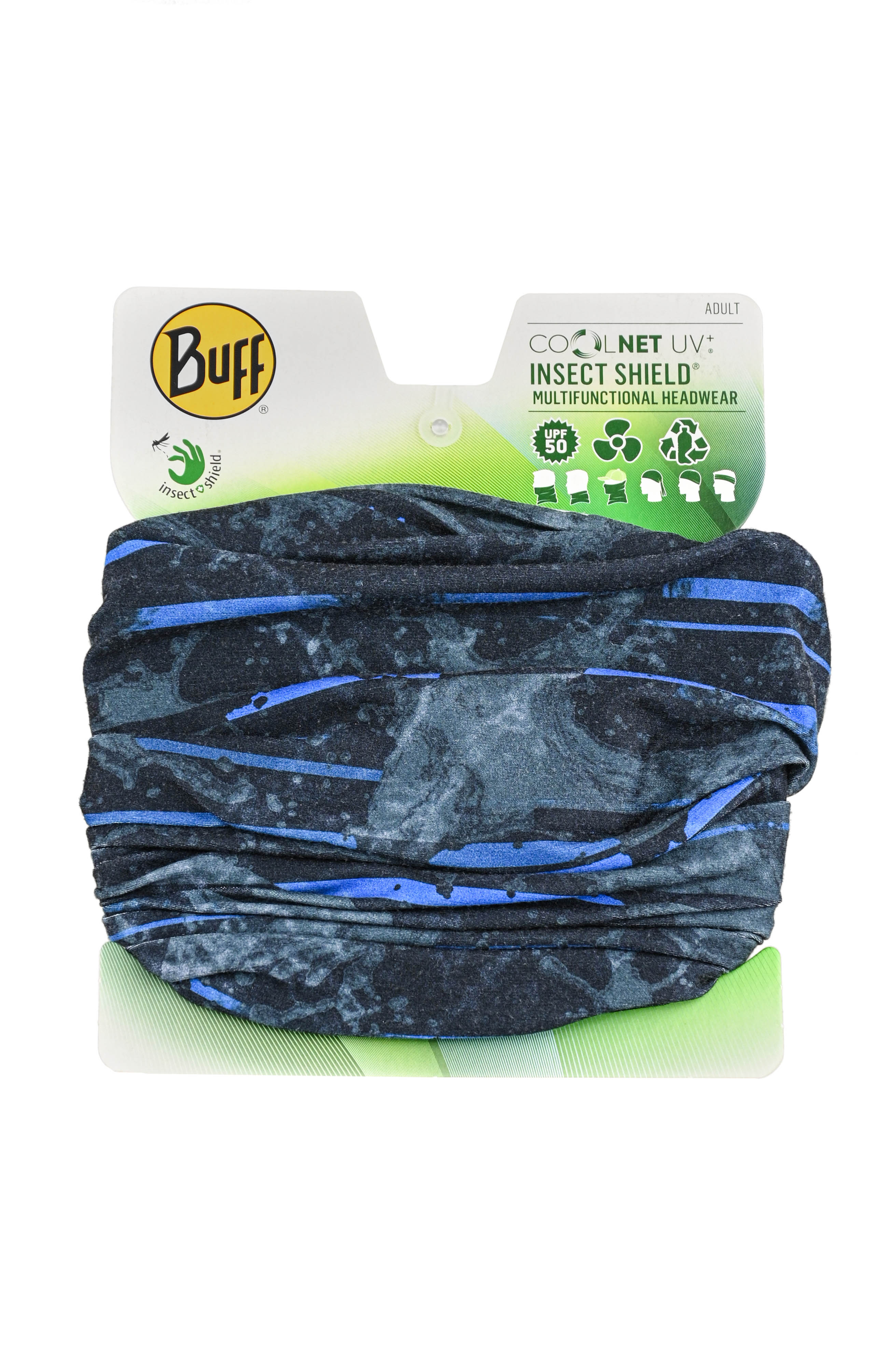 Бандана Buff Coolnet UV insect Shield Stray Blue - фото 1