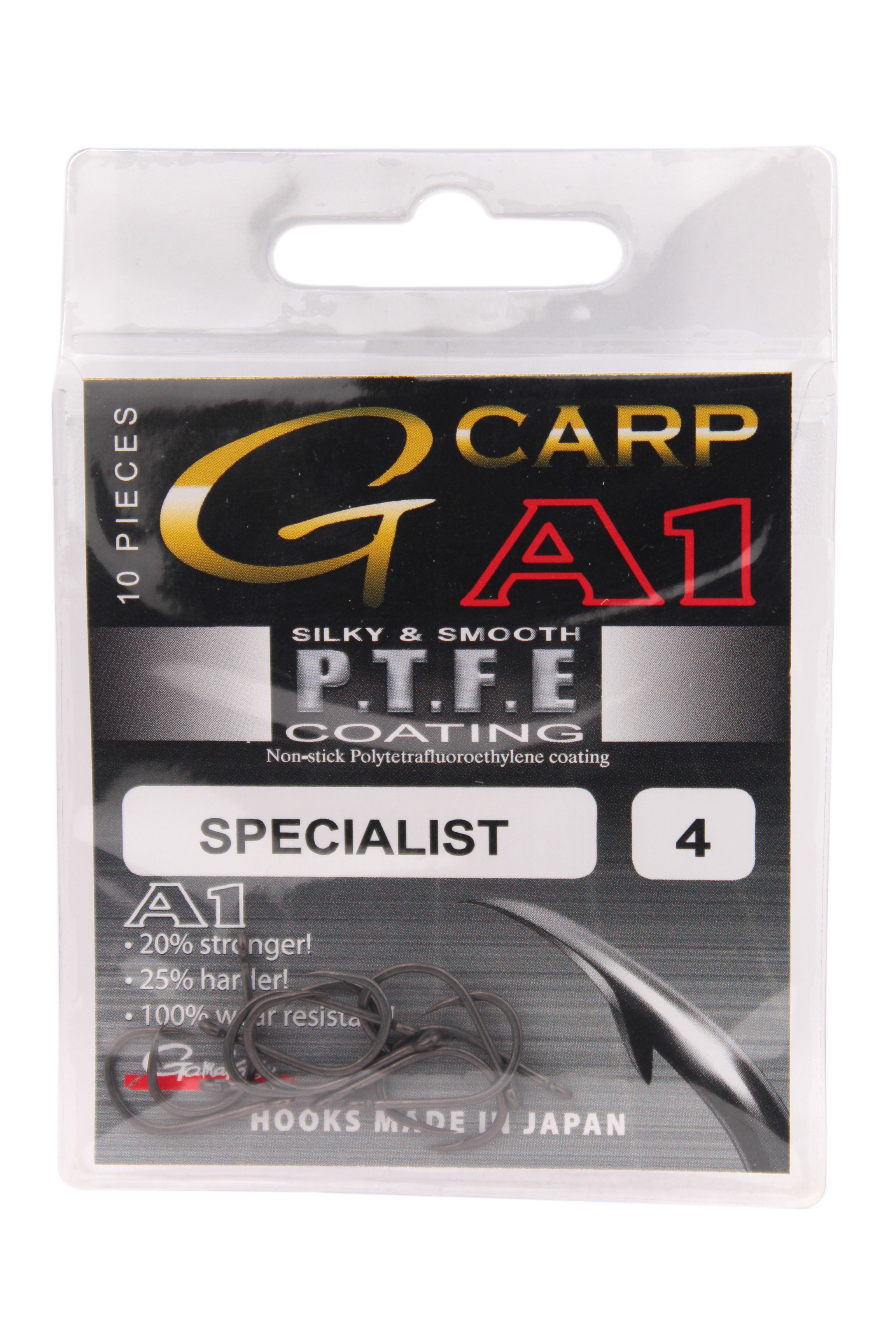 Крючок Gamakatsu G-Carp A1 specialist PTFE №4 - фото 1