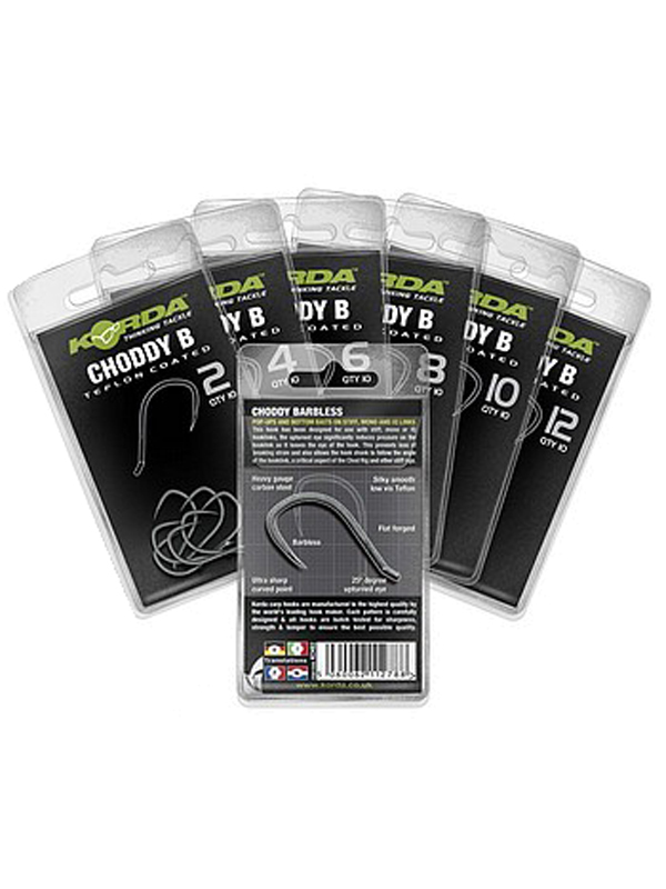 Крючок Korda Choddy barbless-08 - фото 1