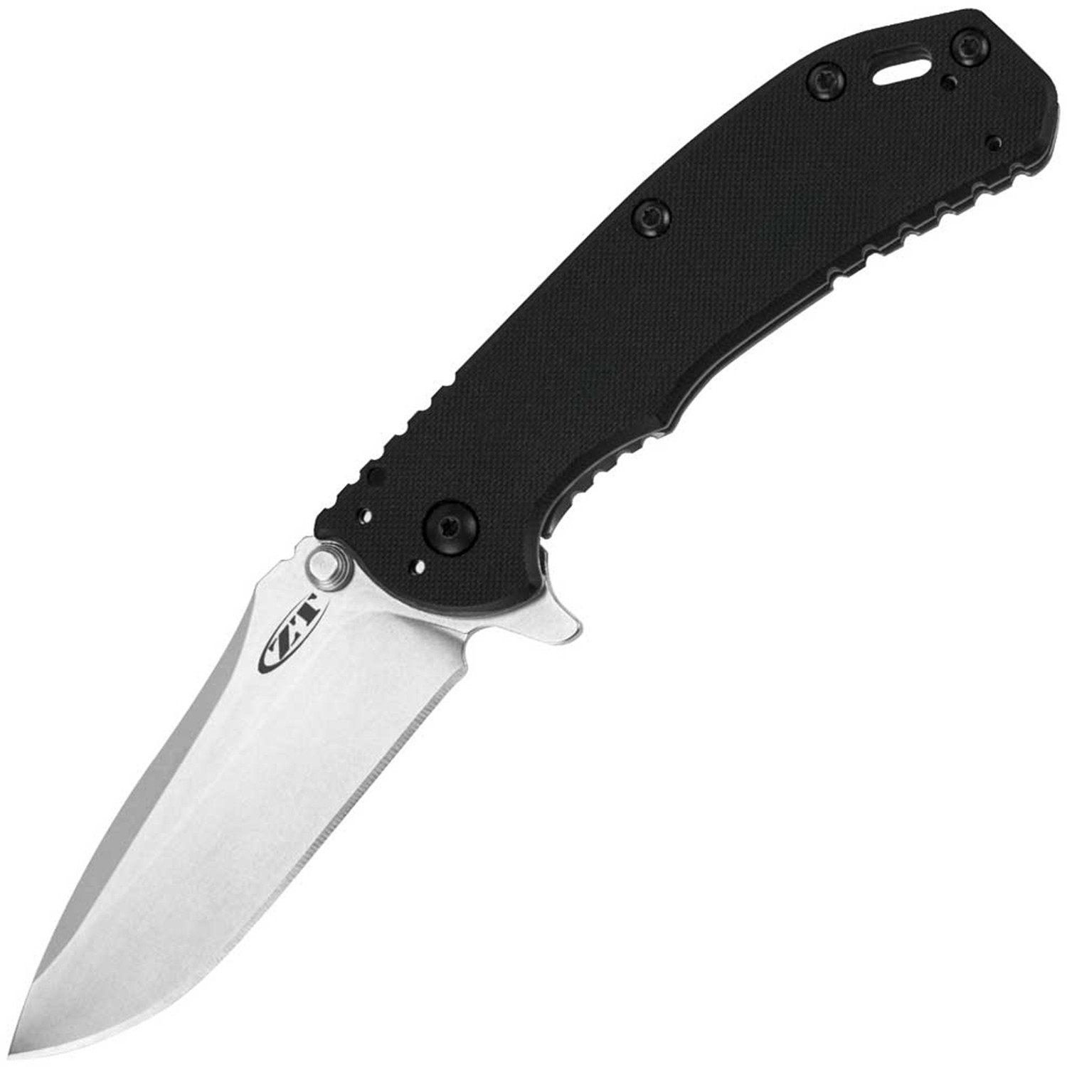 Нож Zero Tolerance складной сталь Elmax черная рукоять G10 - фото 1