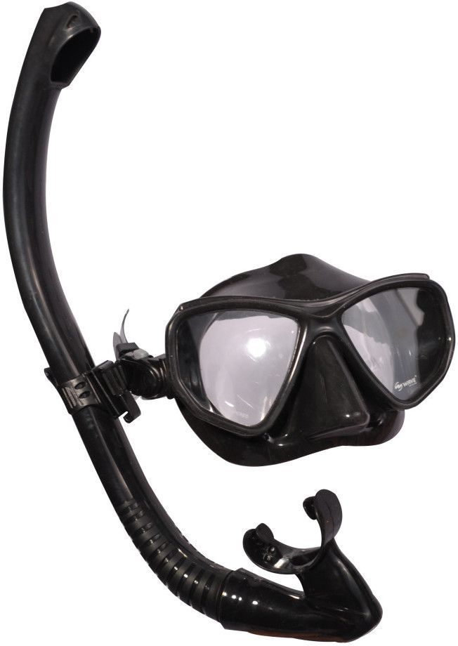 Набор Wave MS-1383S60 маска трубка silicone black - фото 1