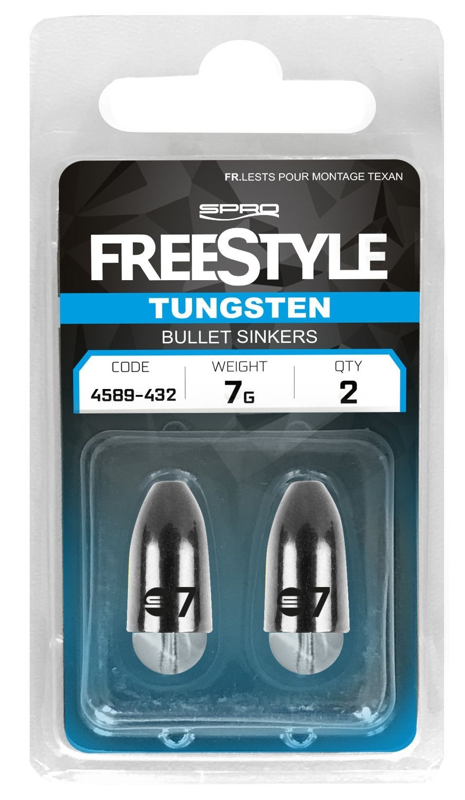 Груз SPRO FreeStyle Bullet Sinker Tungsten 7гр - фото 1