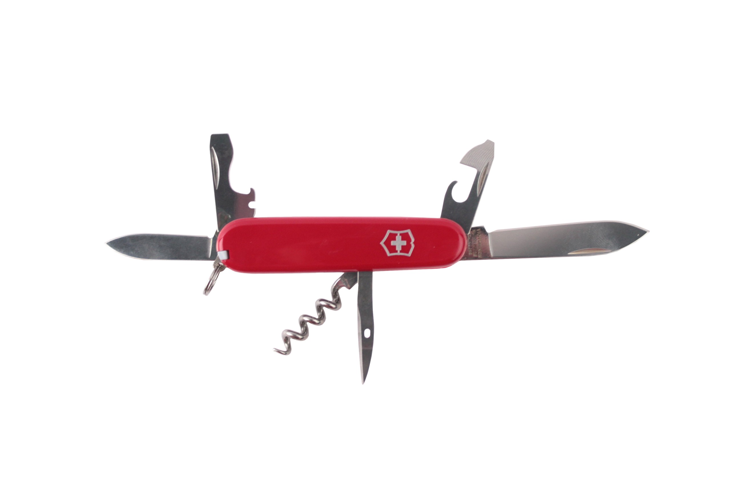 Нож Victorinox Tourist 84мм 12 функций красный - фото 1
