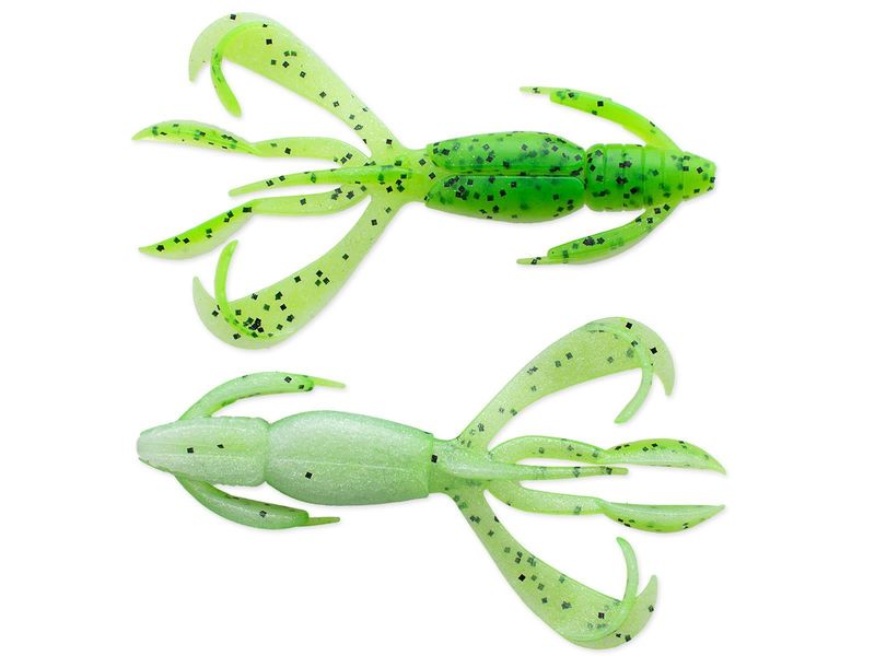 Приманка Keitech Crazy Flapper 3,6" Chartreuse Pepper Shad - фото 1