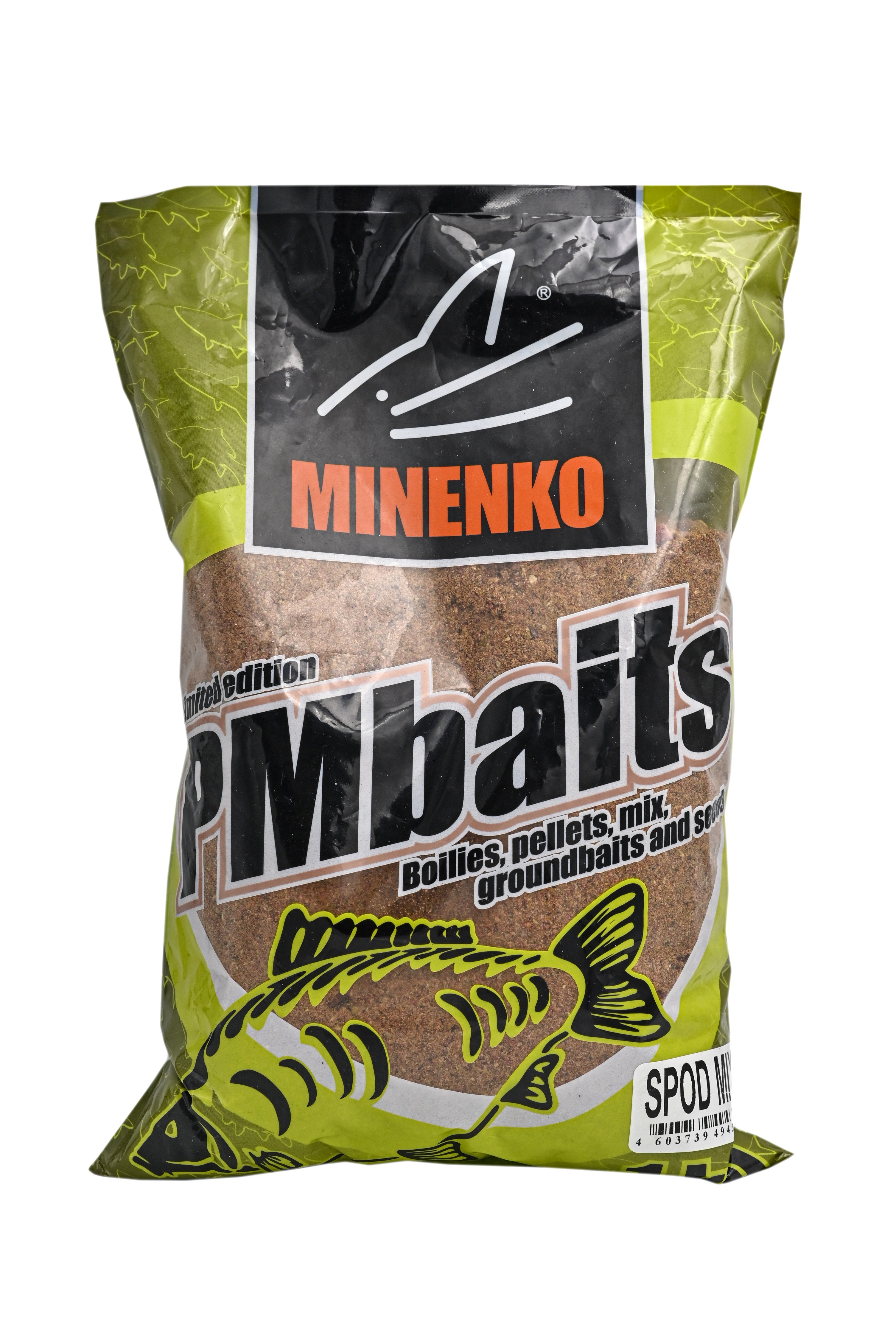 Прикормка MINENKO PMbaits Groundbaits 1кг spod mix aroma free - фото 1