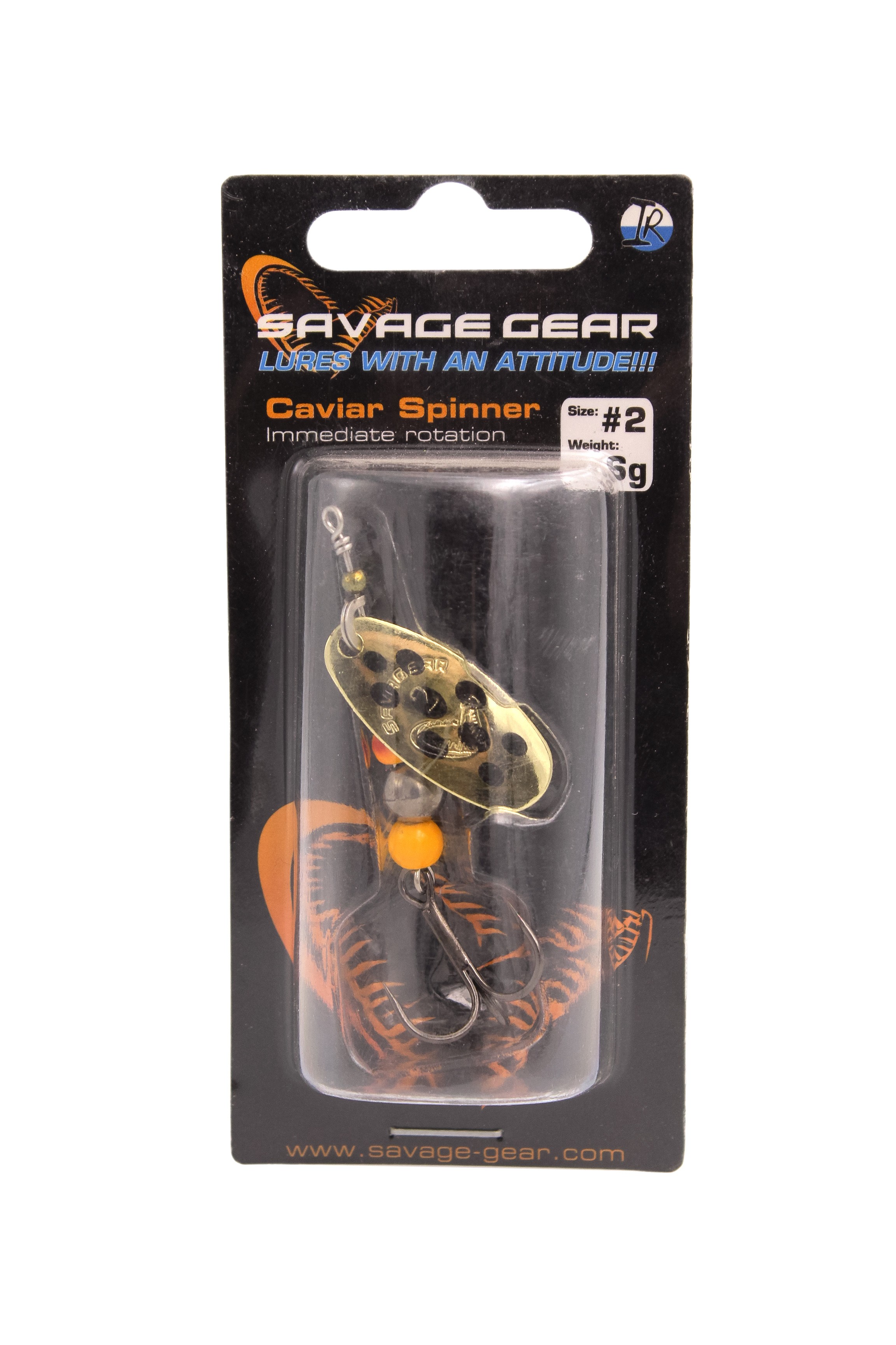 Блесна Savage Gear Caviar Spinner №2 6гр 03-Gold - фото 1