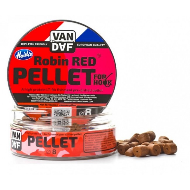 Пеллетс Van Daf Robin red 8мм 100г - фото 1
