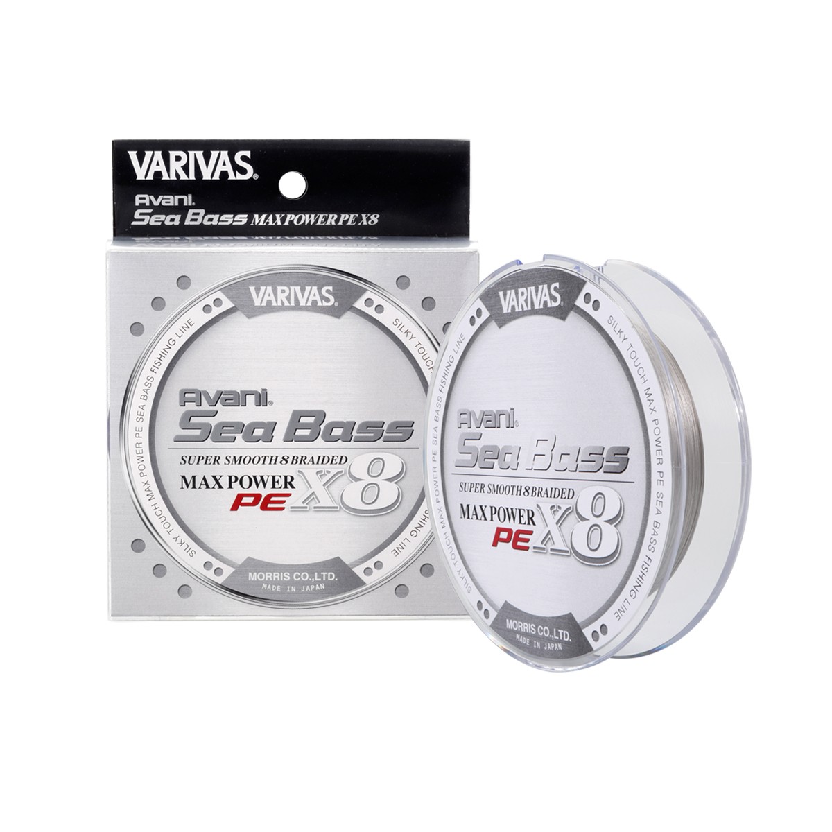Шнур Varivas Avani Seabass Max Power X8 s.gray 150м PE 0.8 - фото 1
