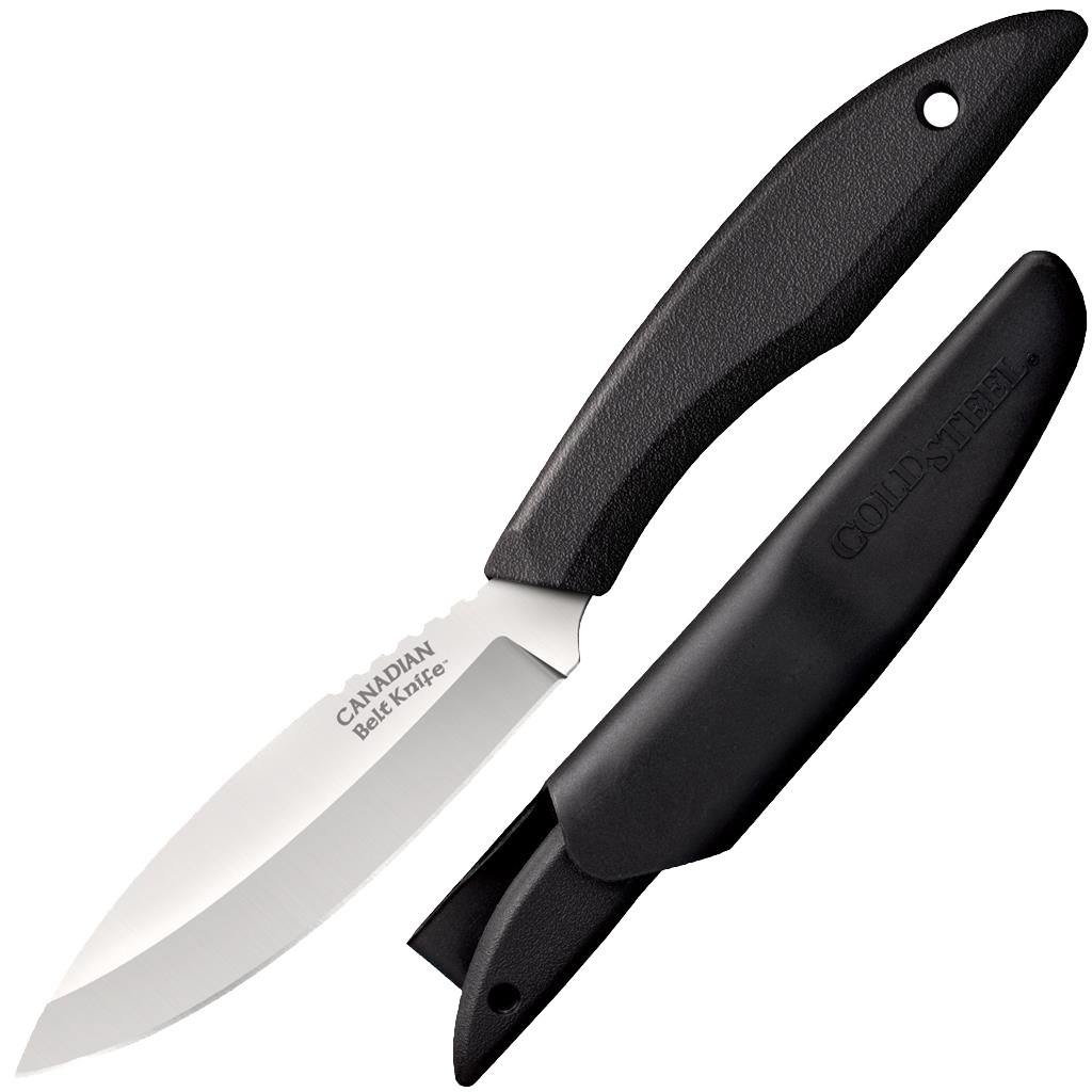 Нож Cold Steel Canadian Belt Knife фиксированный клинок German 4116  ны нейлон - фото 1