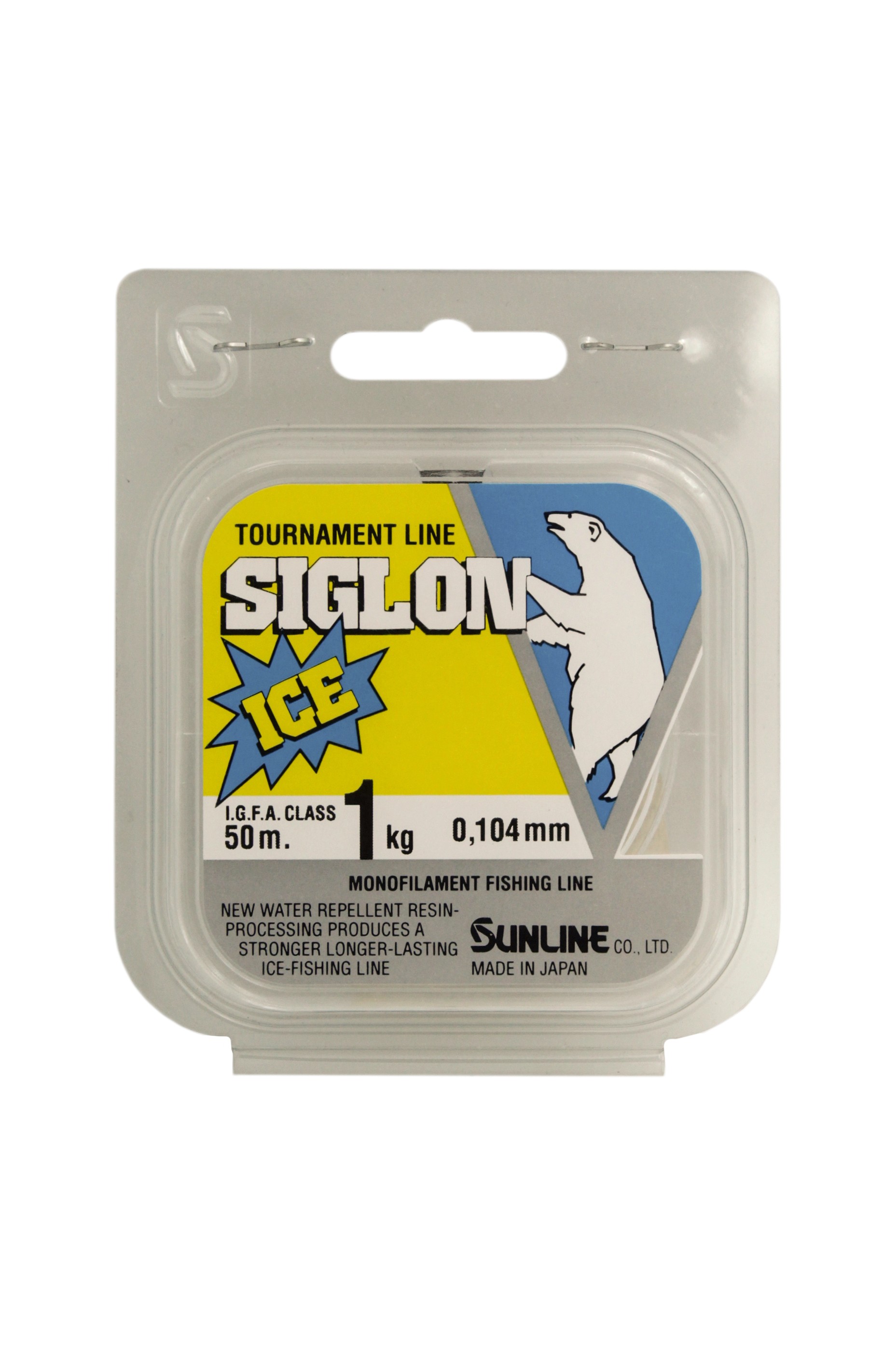Леска Sunline Siglon V ice fishing clear 50м 0,4/0,104мм - фото 1