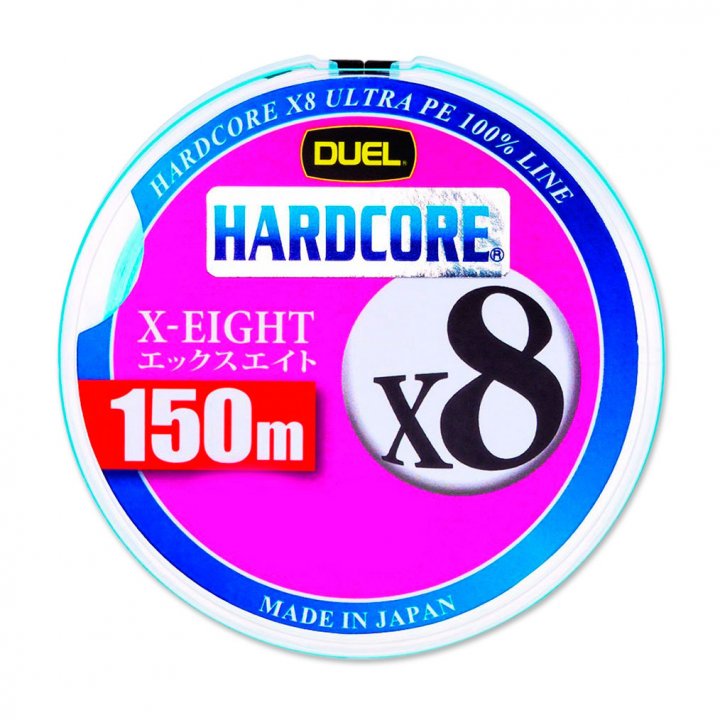 Шнур Yo-Zuri PE Hardcore X8 Duel 1.0/0.171мм 9.0кг 150м white - фото 1