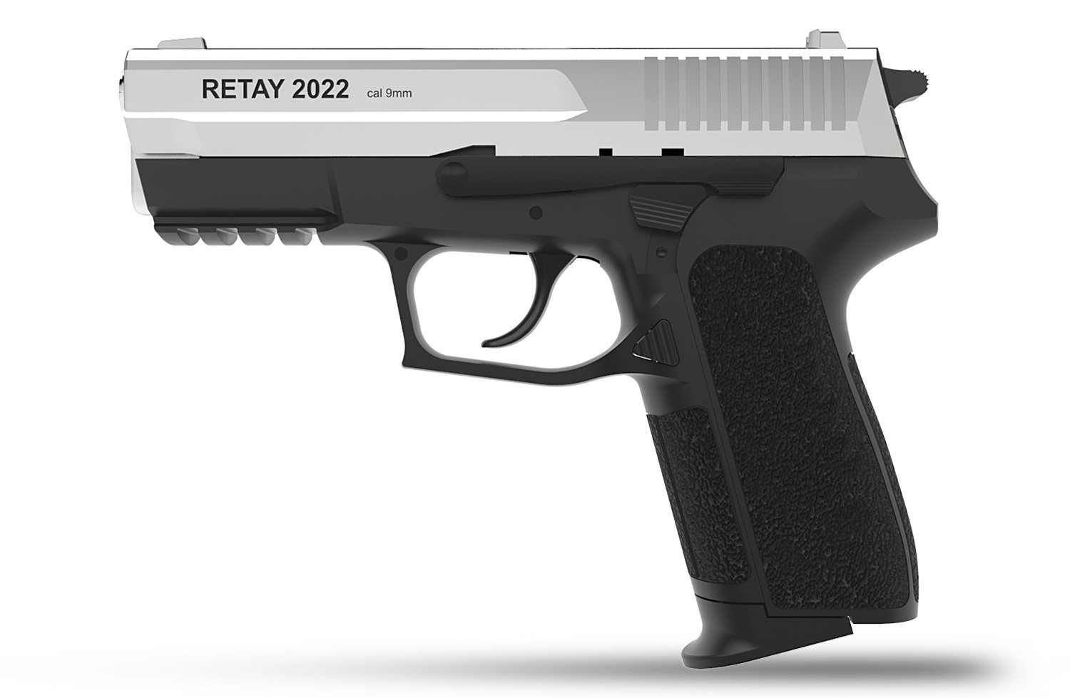 Пистолет Retay Sig Sauer S2022 9мм РАК охолощенный никель - фото 1