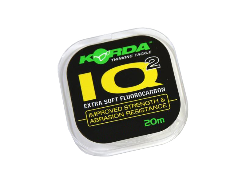 Поводочный материал Korda IQ2 fluoracarbon 20м 0,35мм - фото 1