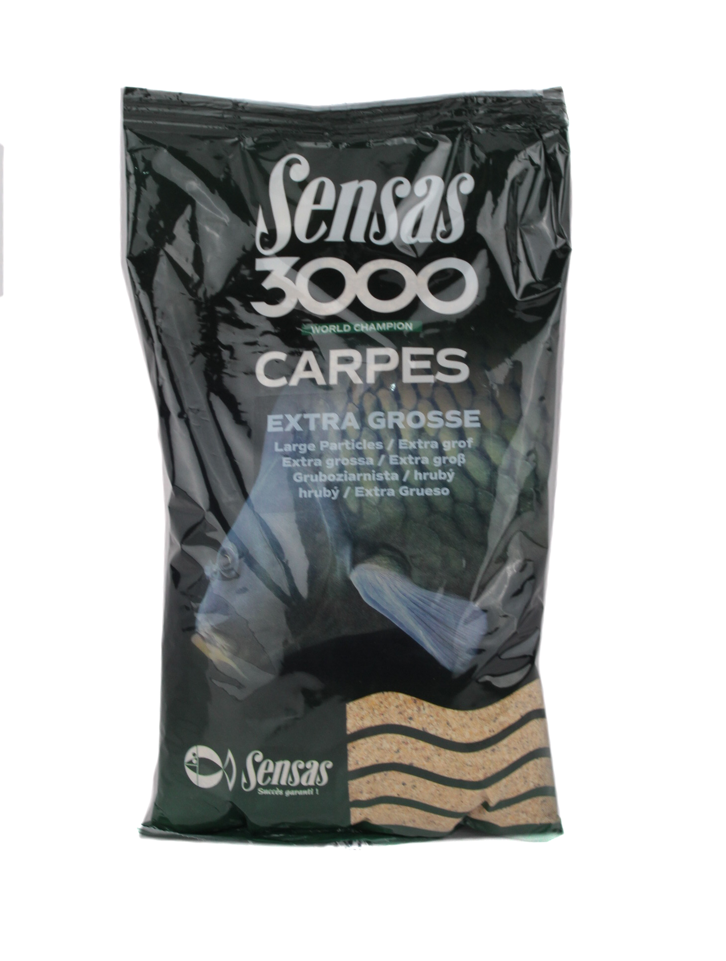 Прикормка Sensas 3000 1кг carp extra grosse - фото 1