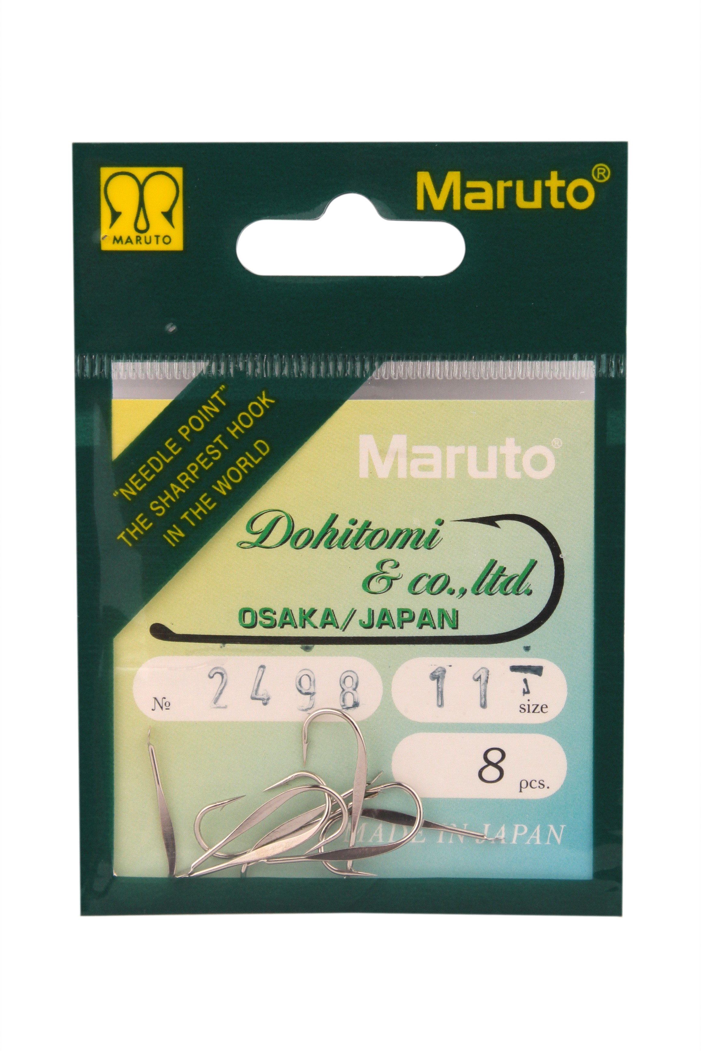 Крючки Maruto 2498 Ni №11 8шт - фото 1