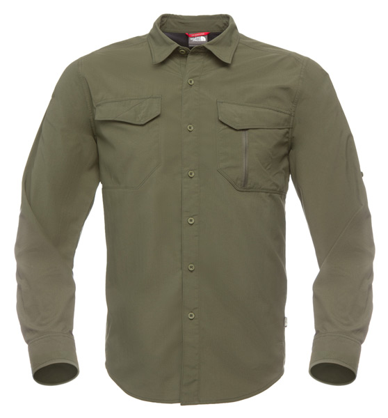Рубашка The North Face M Sequoia l/s fig green  - фото 1
