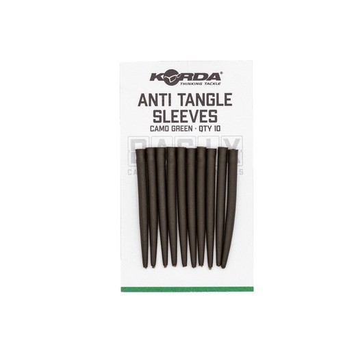 Противозакручиватель Korda Anti Tangle sleeves basix camo green конусный - фото 1