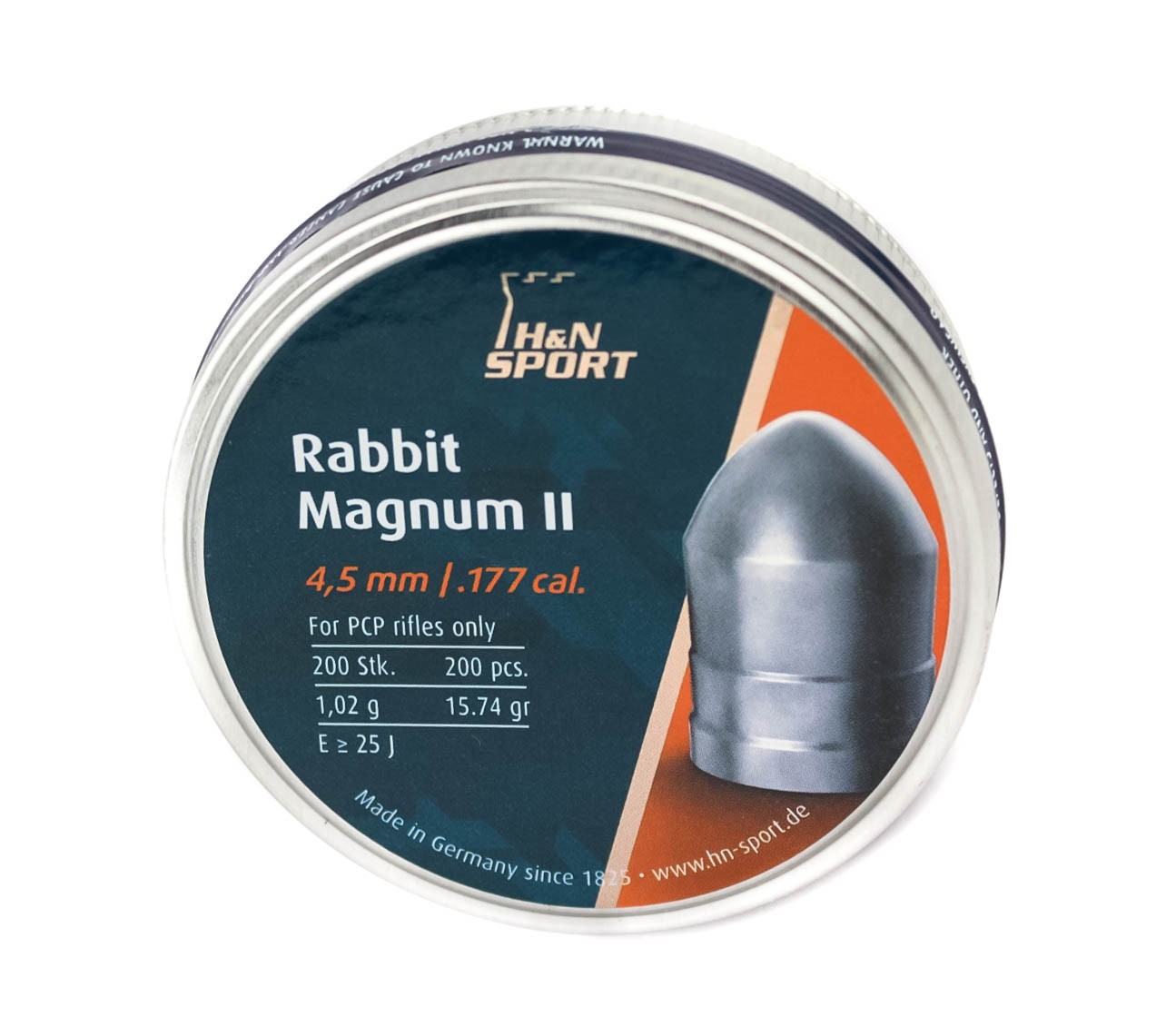 Пульки H&N Rabbit Magnum II 1.02 гр 200шт - фото 1