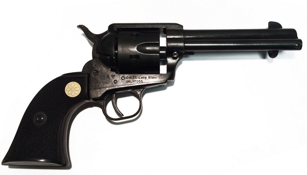 Револьвер Colt Peacemaker M1873 сигнальный к.22LongBlanc - фото 1