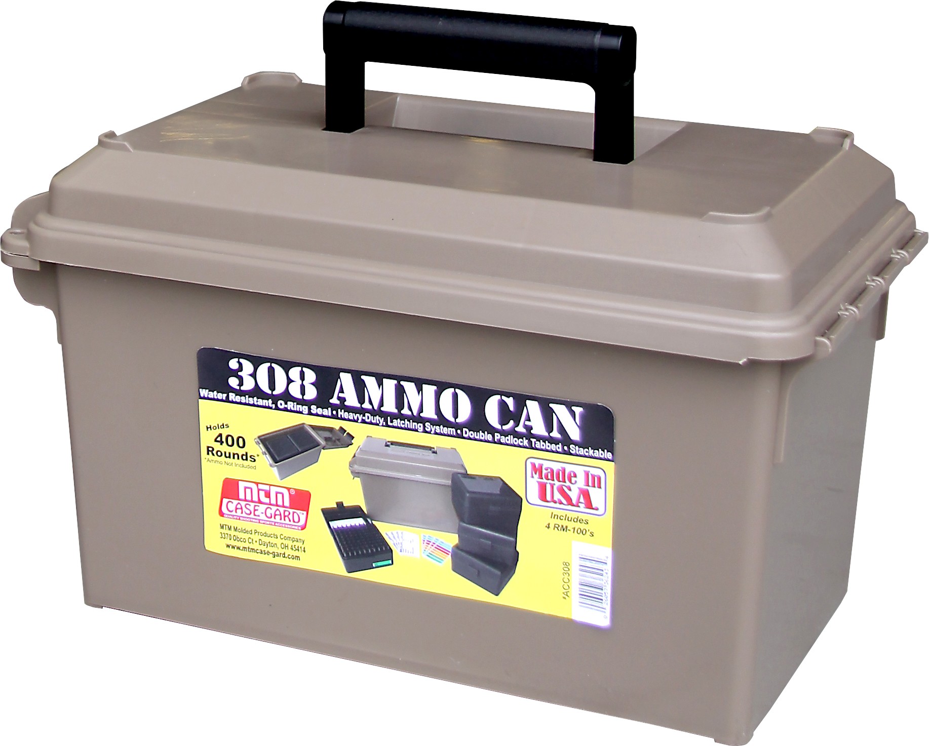 Ящик MTM для хранения в комплекте с кейсами для патронов RM-100 - фото 1