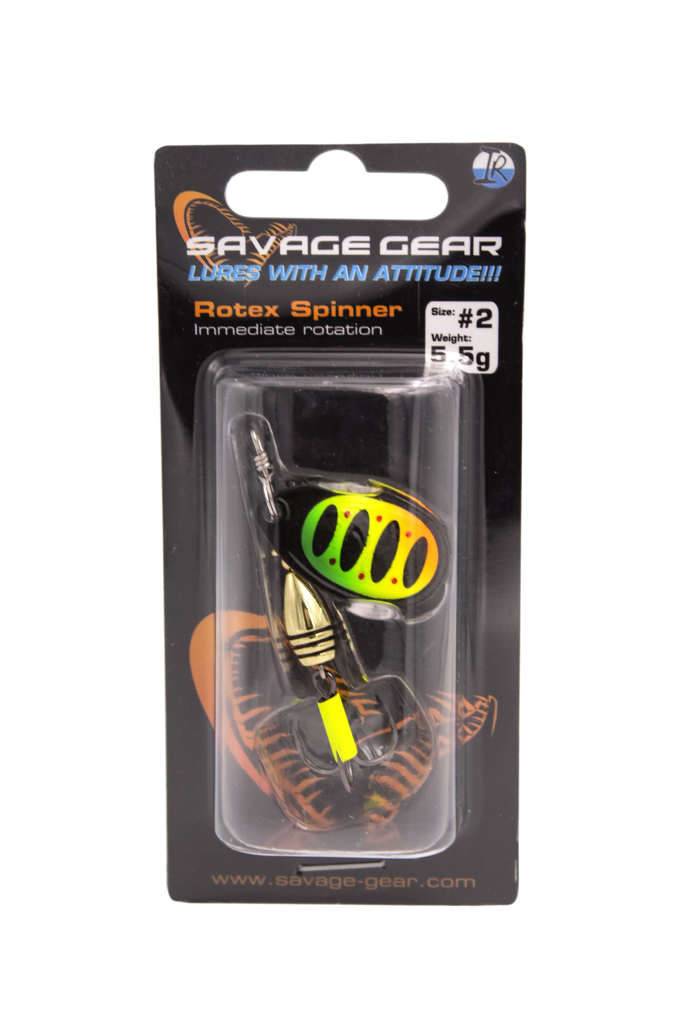 Блесна Savage Gear Rotex Spinner №2 5.5g 05-firetiger - фото 1