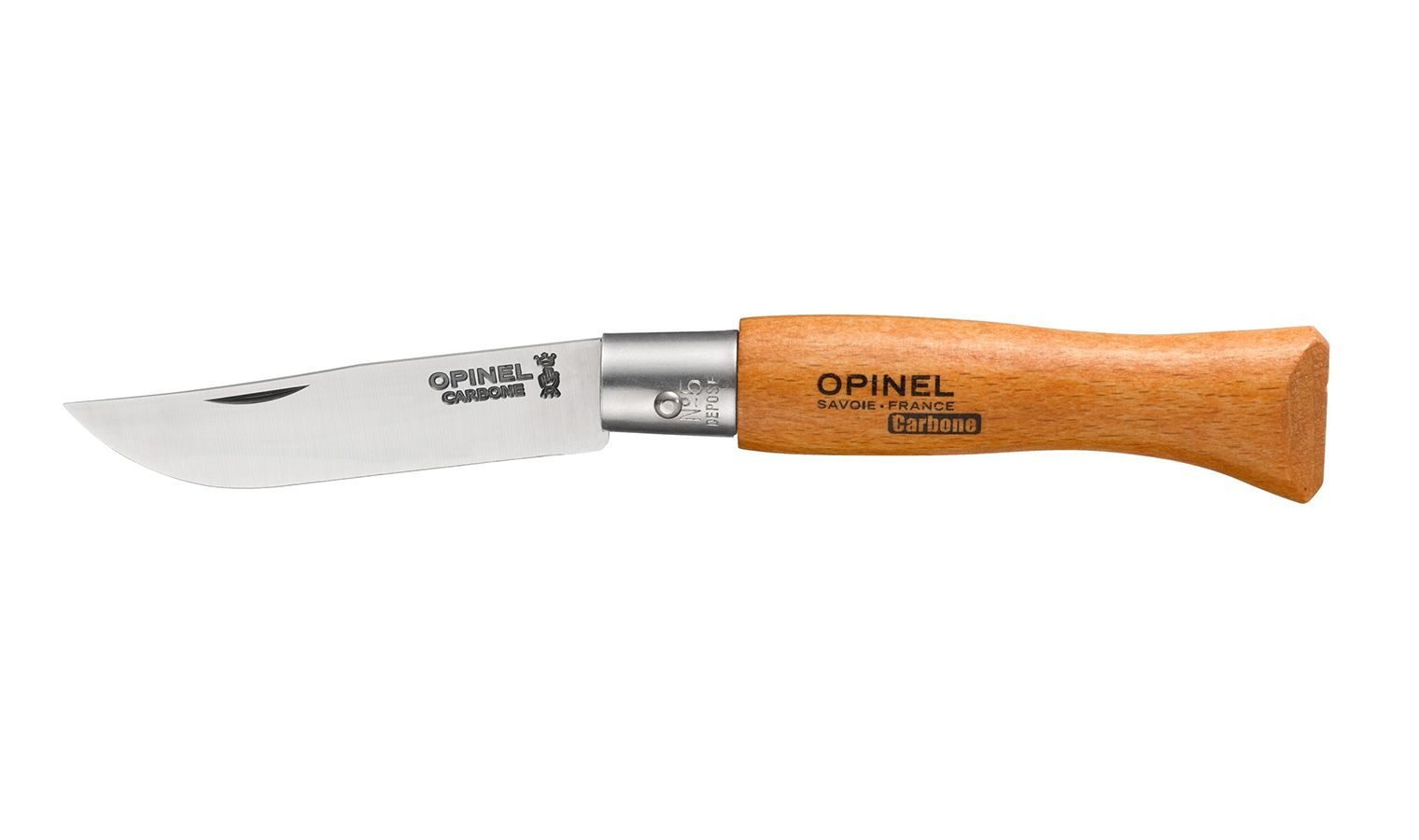 Нож Opinel Carbon Tradition VRN №5 складной клинок 6см - фото 1