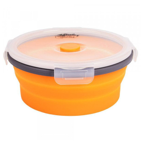 Контейнер Tramp складной с крышкой-защелкой 800мл оранжевый - фото 1