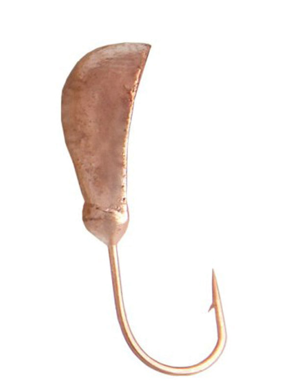 Мормышка Lumicom Волжская уралка вольф с отв 5,0мм Cu 1/10 - фото 1