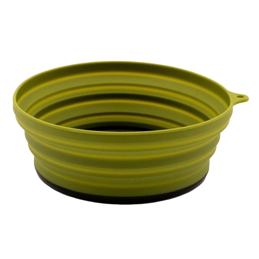 Тарелка Tramp силиконовая с пласт. дном 15*15*8,5 оливковый - фото 1