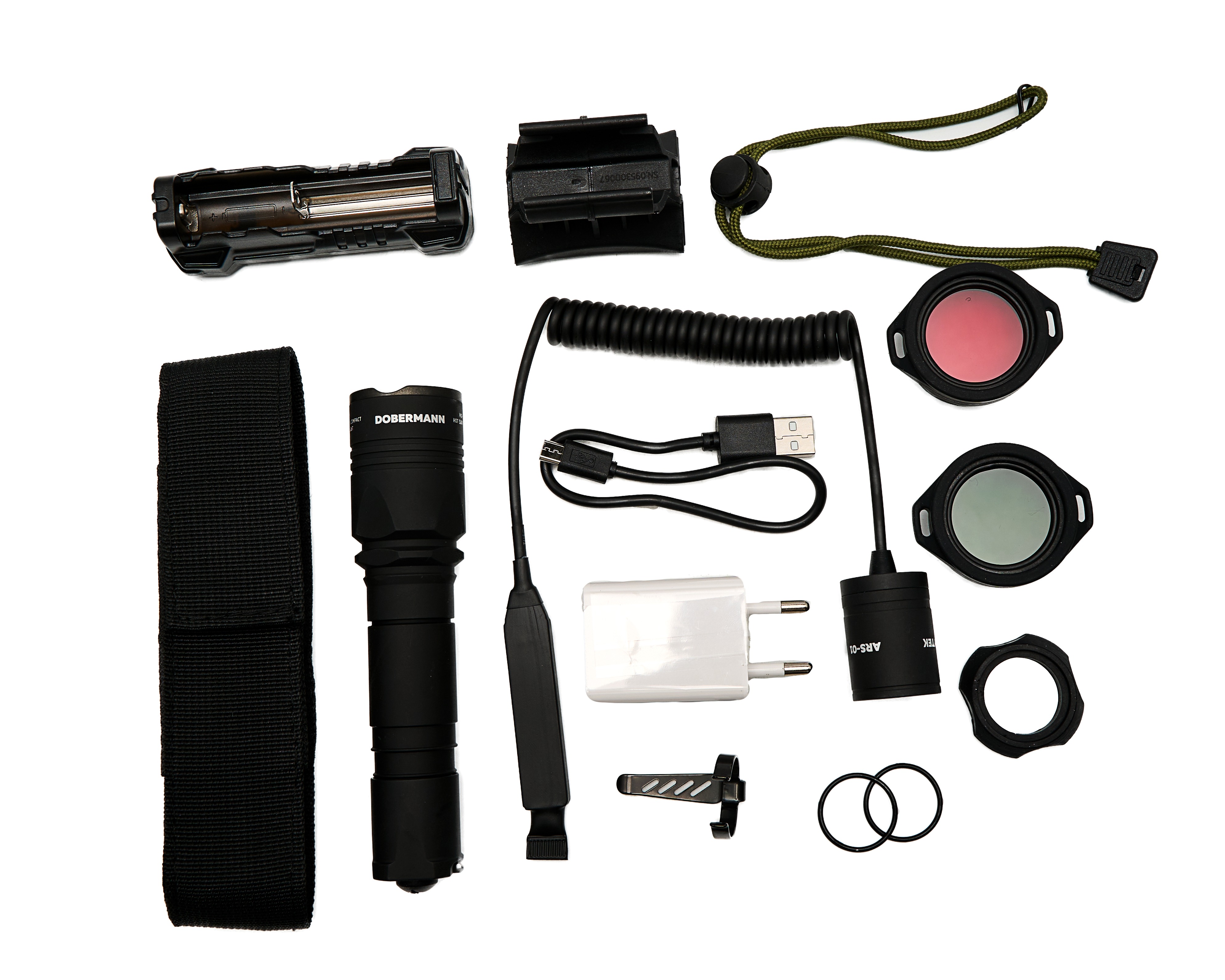 Фонарь Armytek Dobermann extended set белый Com - фото 1