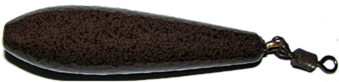 Груз УЛОВКА карповый Бомба 84гр коричневый и черный ил - фото 1